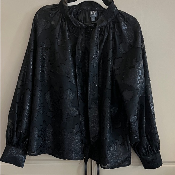 Worthington Tops - Worthington Black Floral Blouse